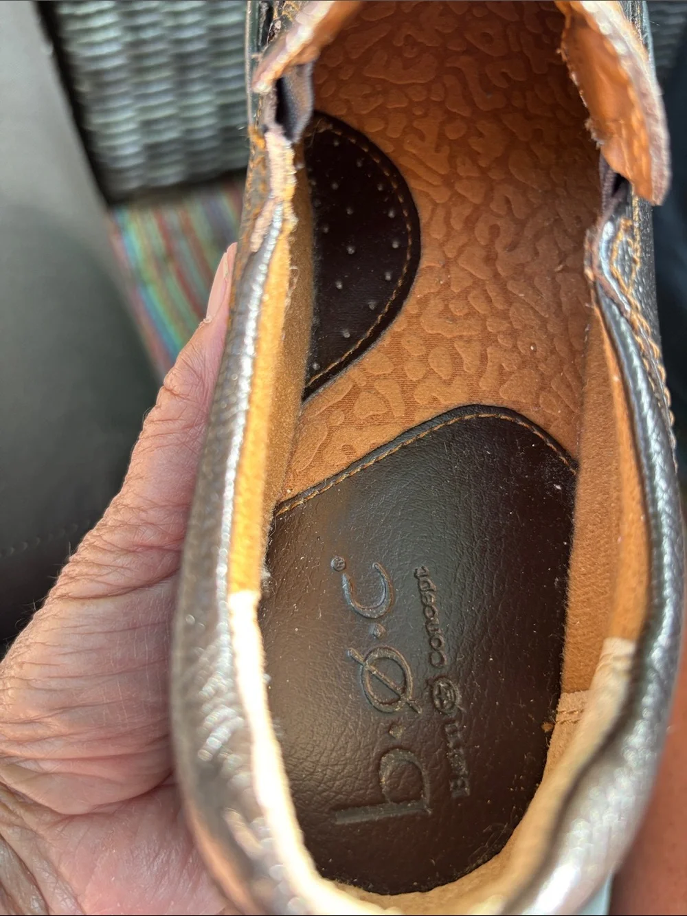 Born women’s Dark Brown Leather Slip-On Loafers